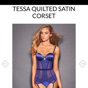 Lingerie Satin Corset Frederick’s of Hollywood